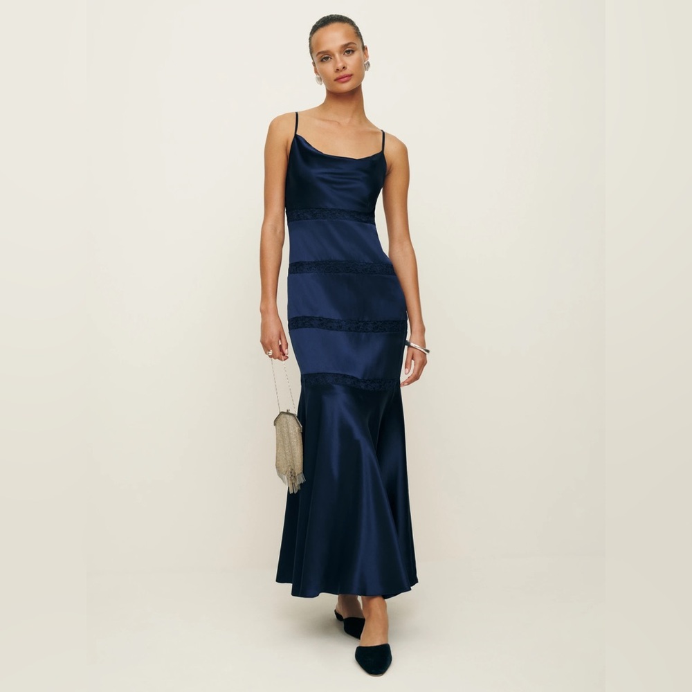 Reformation Riah Silk Dress